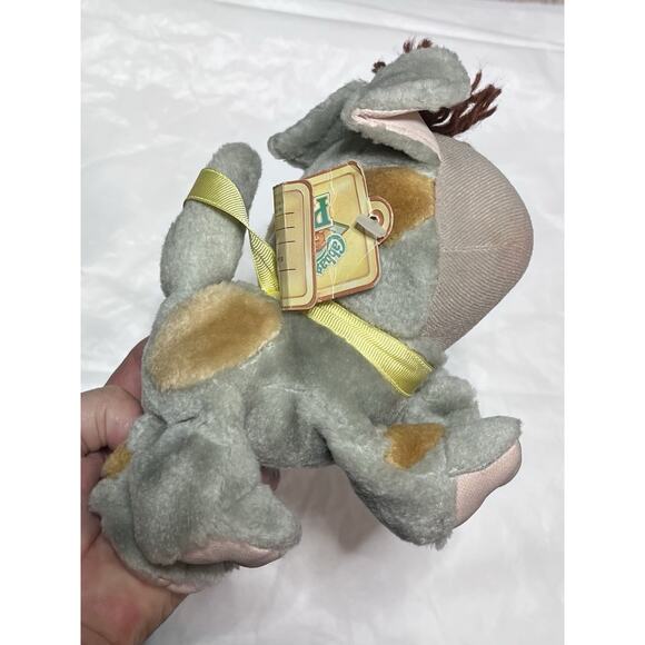 Vtg 1986 CPK Pets Grey Dog Yellow Leash Cabbage Patch Kids Plush Toy NOS NWT - Picture 12 of 14